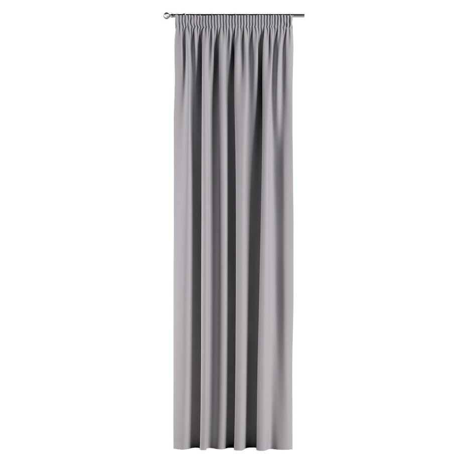 Zasłona na taśmie marszczącej 1 szt. 130x245 ciepły szary