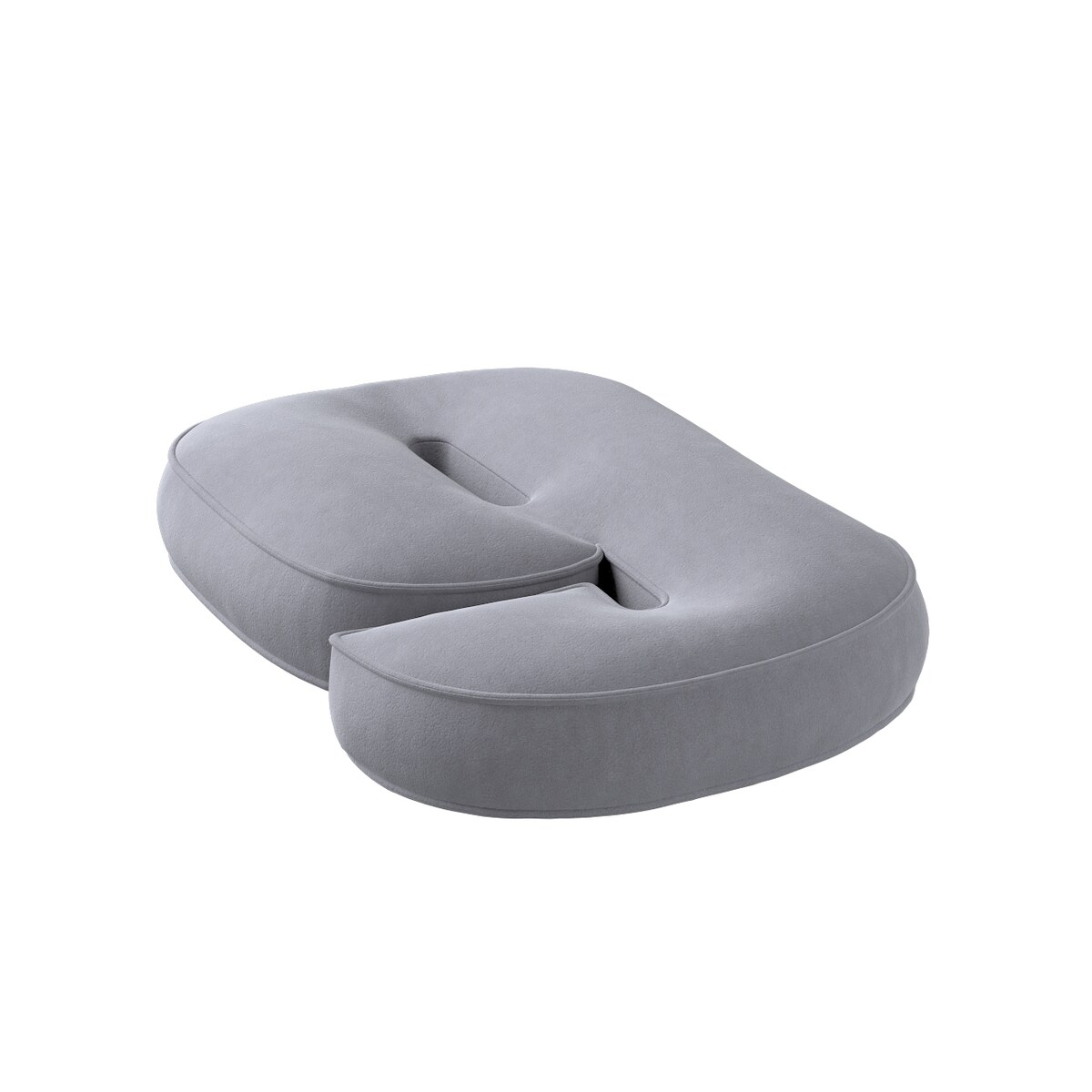 Poduszka Cyferka 6, srebrzysty szary, 25 x 40 cm, Posh Velvet