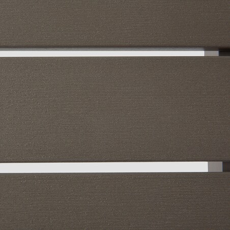 Stolik kawowy ogrodowy SALERNO 90 cm 50 cm Metal Ciemnoszary