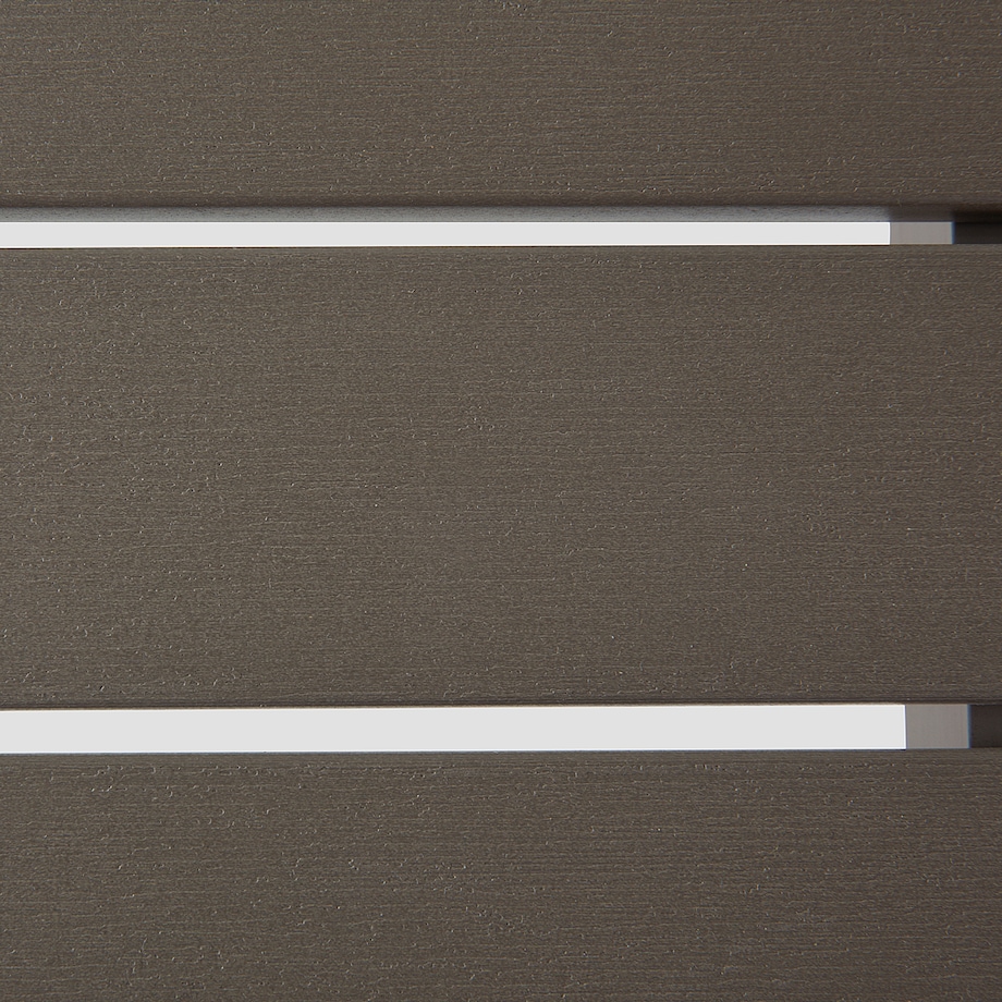 Stolik kawowy ogrodowy SALERNO 90 cm 50 cm Metal Ciemnoszary