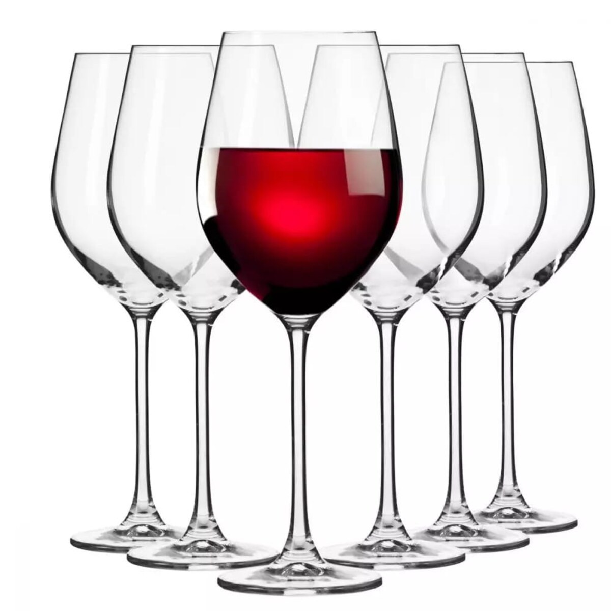 Duże Kieliszki do Wina Wody Splendour Krosno 6 x 500 ml Duże Prezentowe