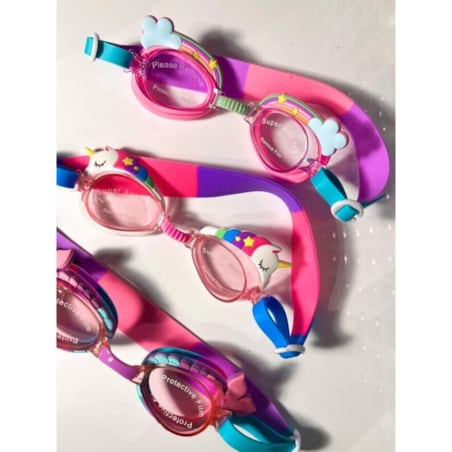 Okulary do pływania dla dzieci Różowa chmurka Aqua2ude