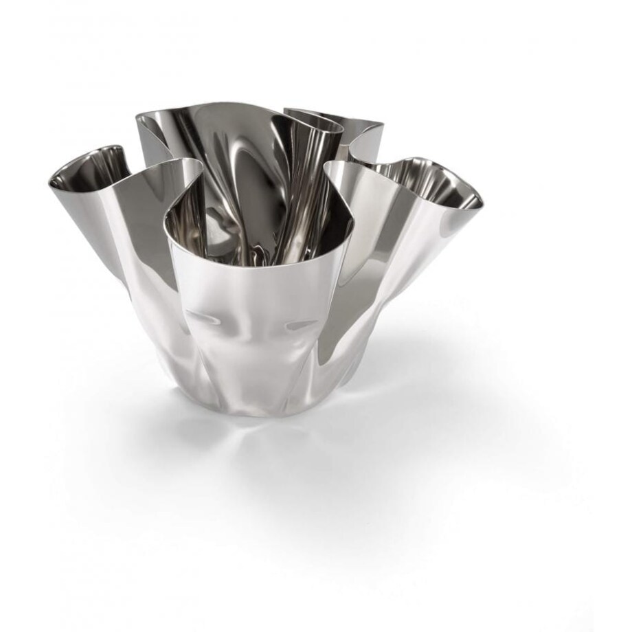 Świecznik Margeaux, stal nierdzewna, 17 cm