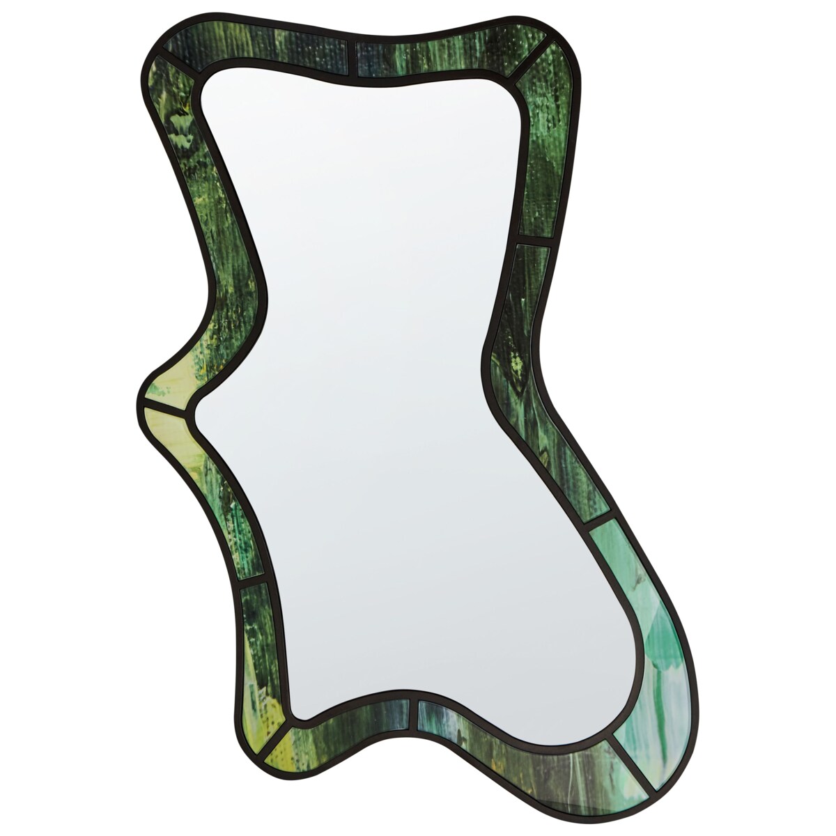 Lustro ścienne CERVILLE Zielony