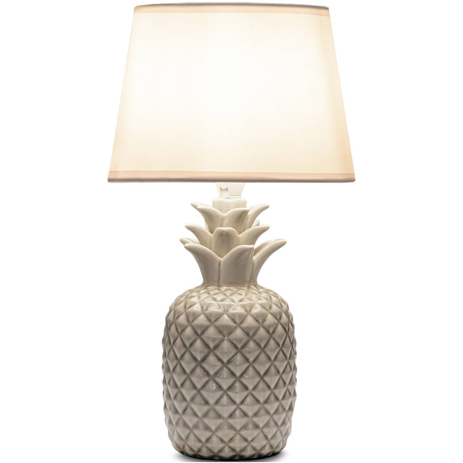 KONSIMO AREDI Lampa ananas do sypialni 2szt. kolor biały