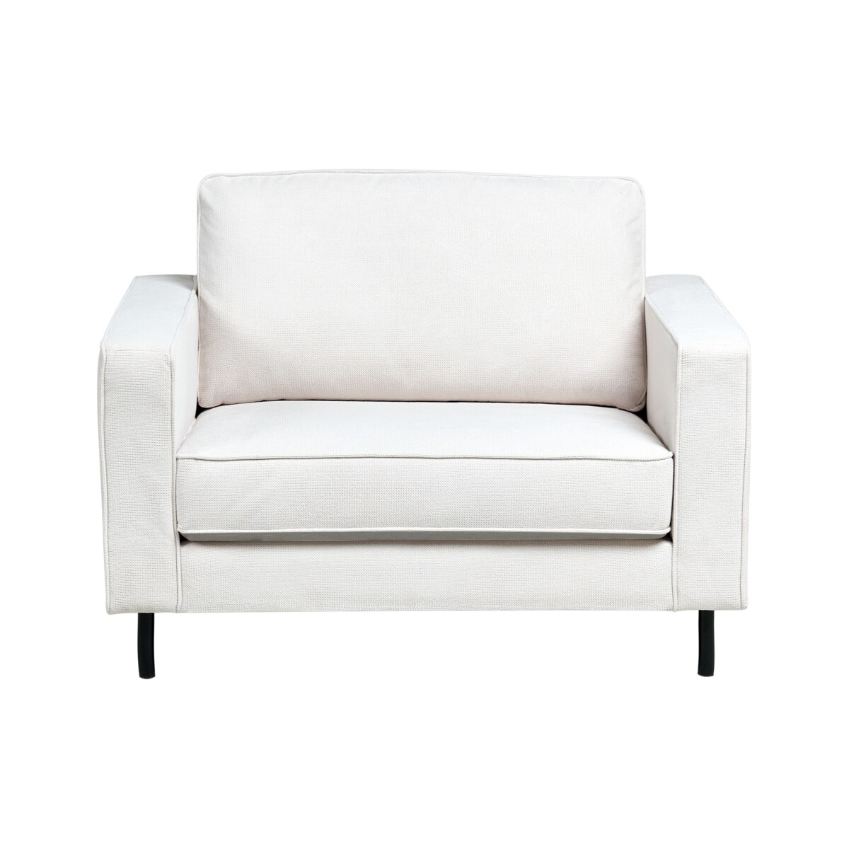 Fotel SAVALEN Złamana biel