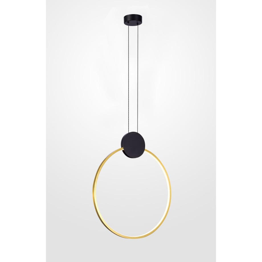 LAMPA WISZĄCA ZAFIRO M MOSIĄDZ CZERŃ