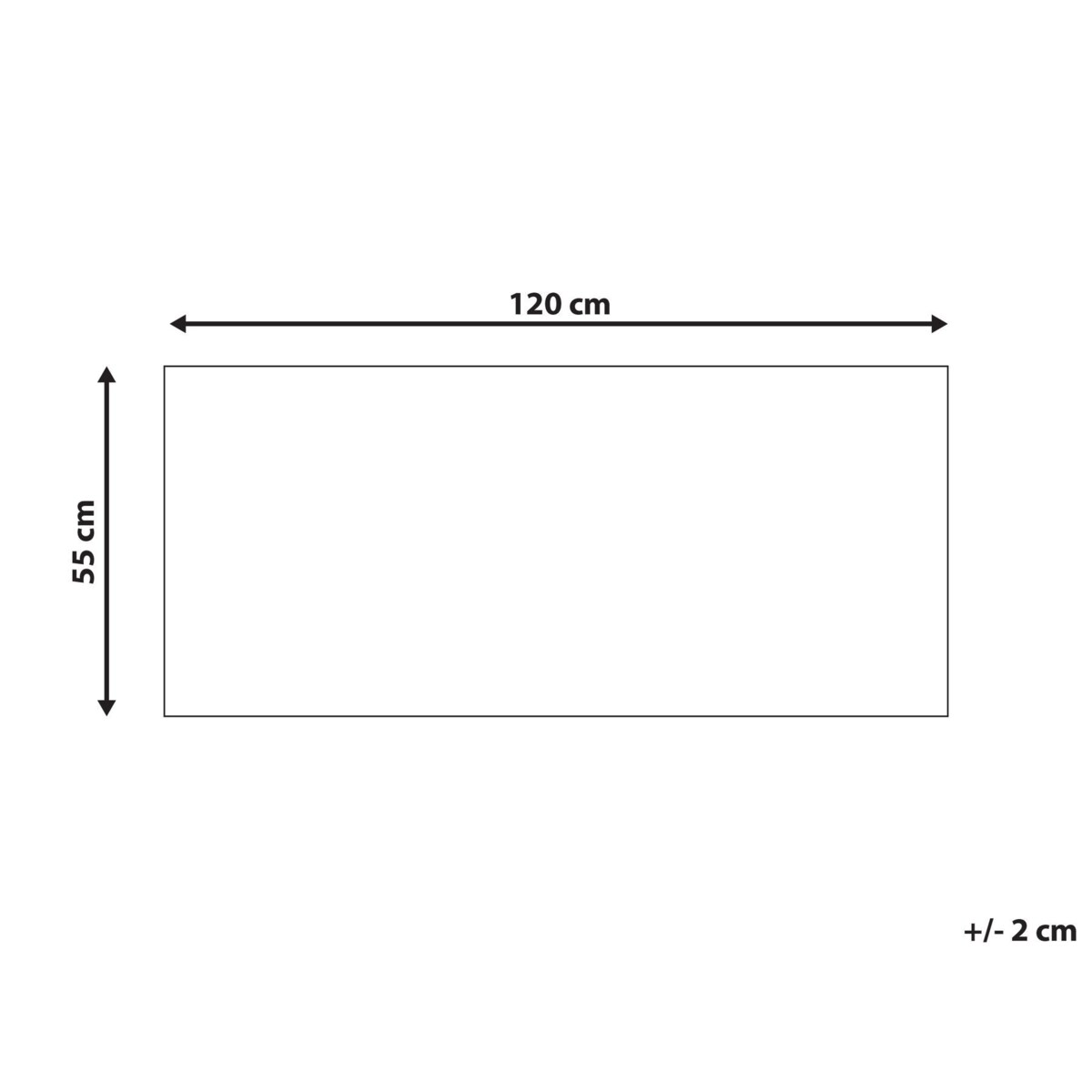 Wycieraczka LINGAYEN Naturalny 55 x 120 cm Włókno kokosowe