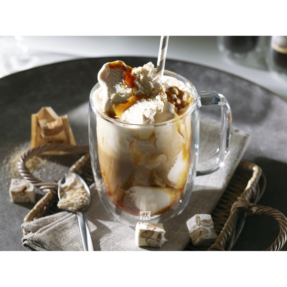 Zestaw dwóch szklanek do latte macchiato z uchwytem Zwilling Sorrento - 450 ml