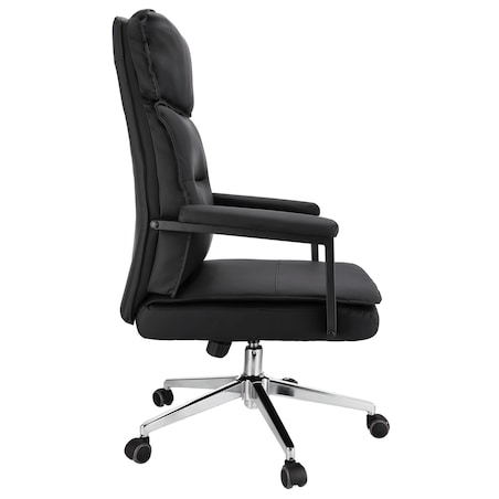 Fotel biurowy SEGO ekoskóra czarny