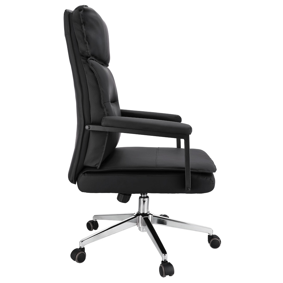 Fotel biurowy SEGO ekoskóra czarny