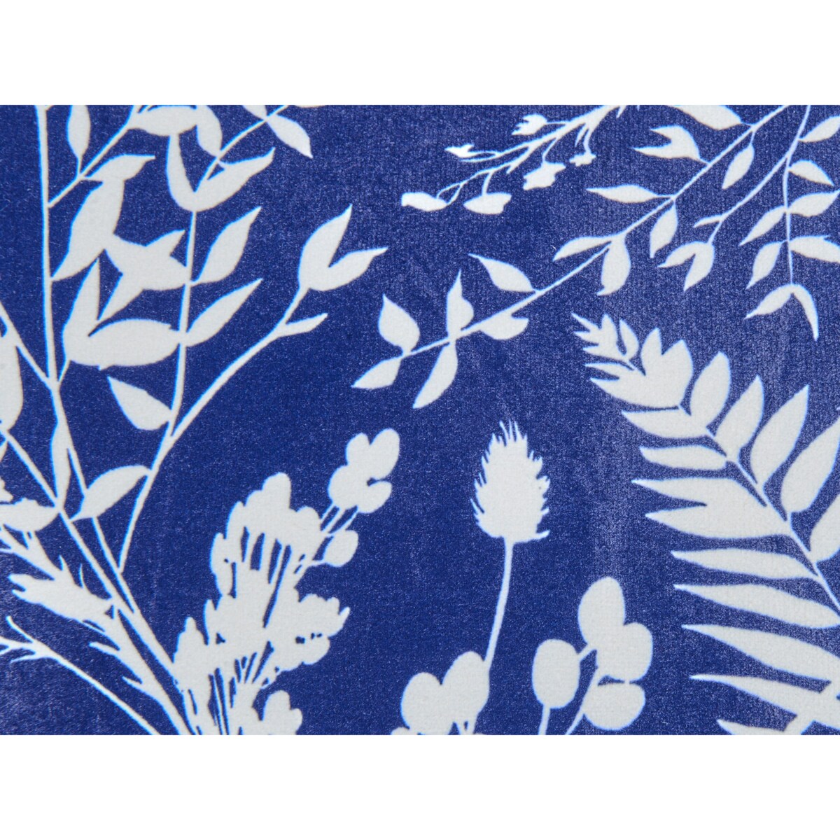 Zestaw 2 poduszek ogrodowych GLIMMER Wzór roślinny 45 x 45 cm Niebieski