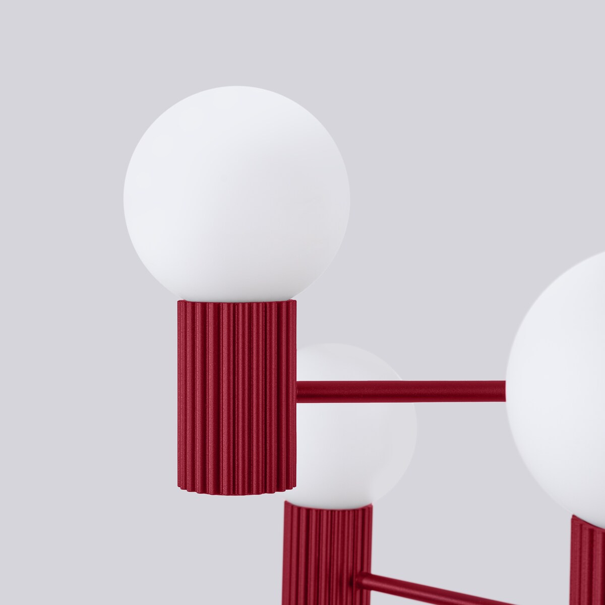 Żyrandol HALO 6 burgund