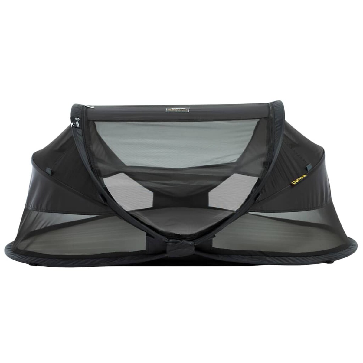 DERYAN Łóżeczko turystyczne Baby Luxe z moskitierą, czarne