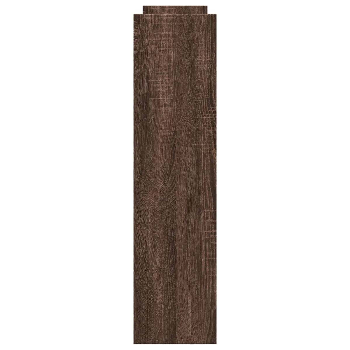 vidaXL Wąski wózek pomocniczy, 4-poziomowy, brązowy dąb