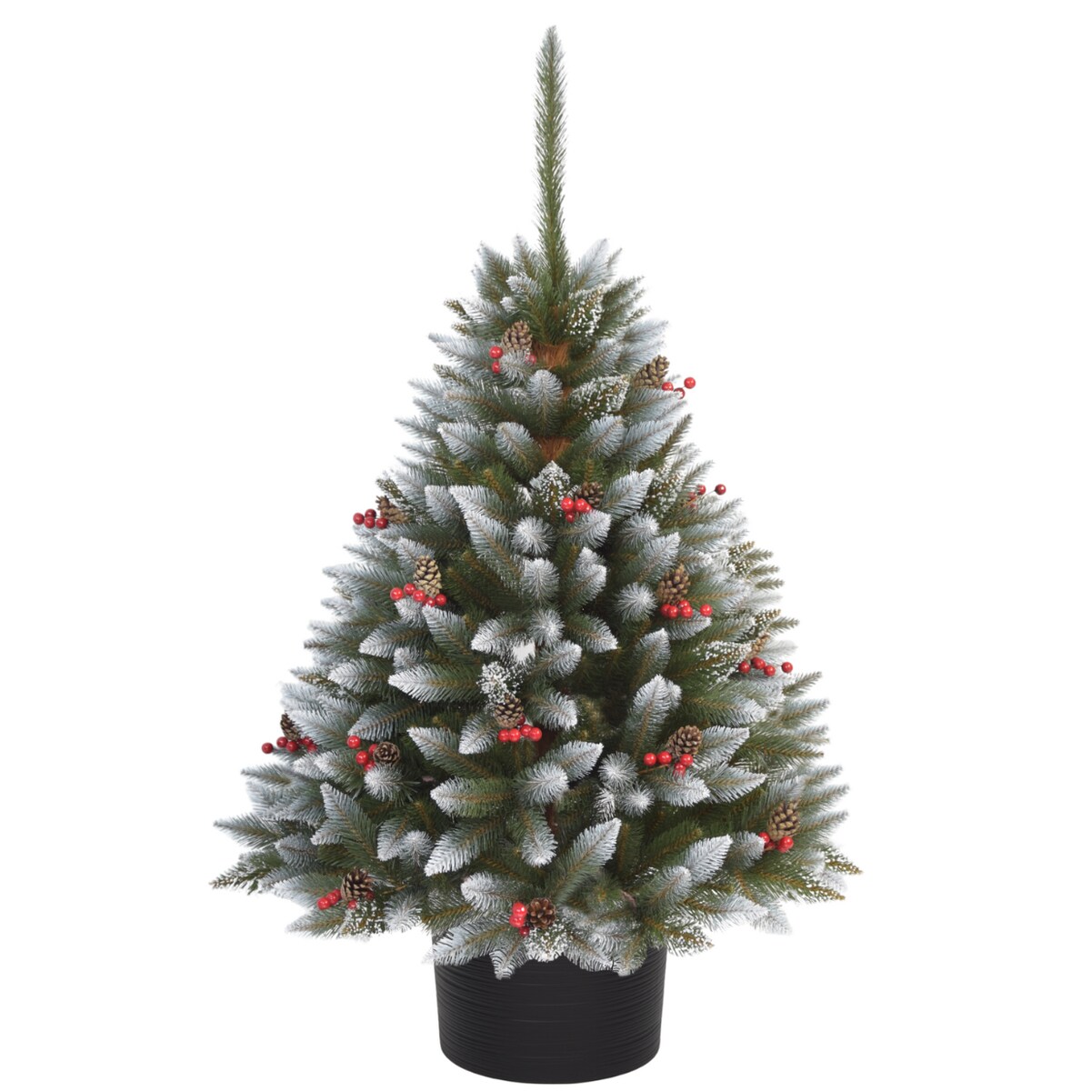 Choinka Premium Świerk Diamentowy Ilex w Okrągłej Donicy 160 cm X-Choinka 7 kolorów donicy