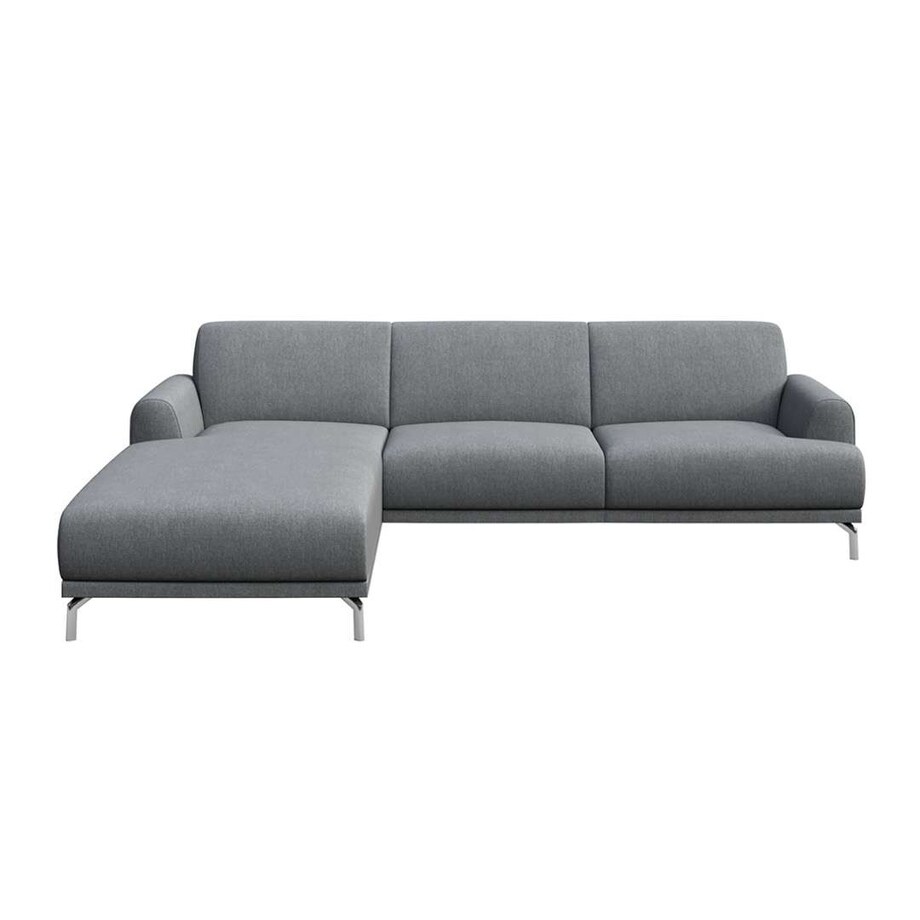 Sofa narożna Puzo - jasnoszara
