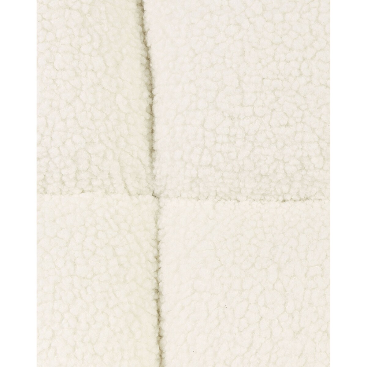 Fotel bujany boucle biały OULU