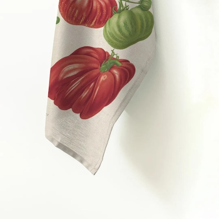 Lniany ręcznik kuchenny - Pomidory