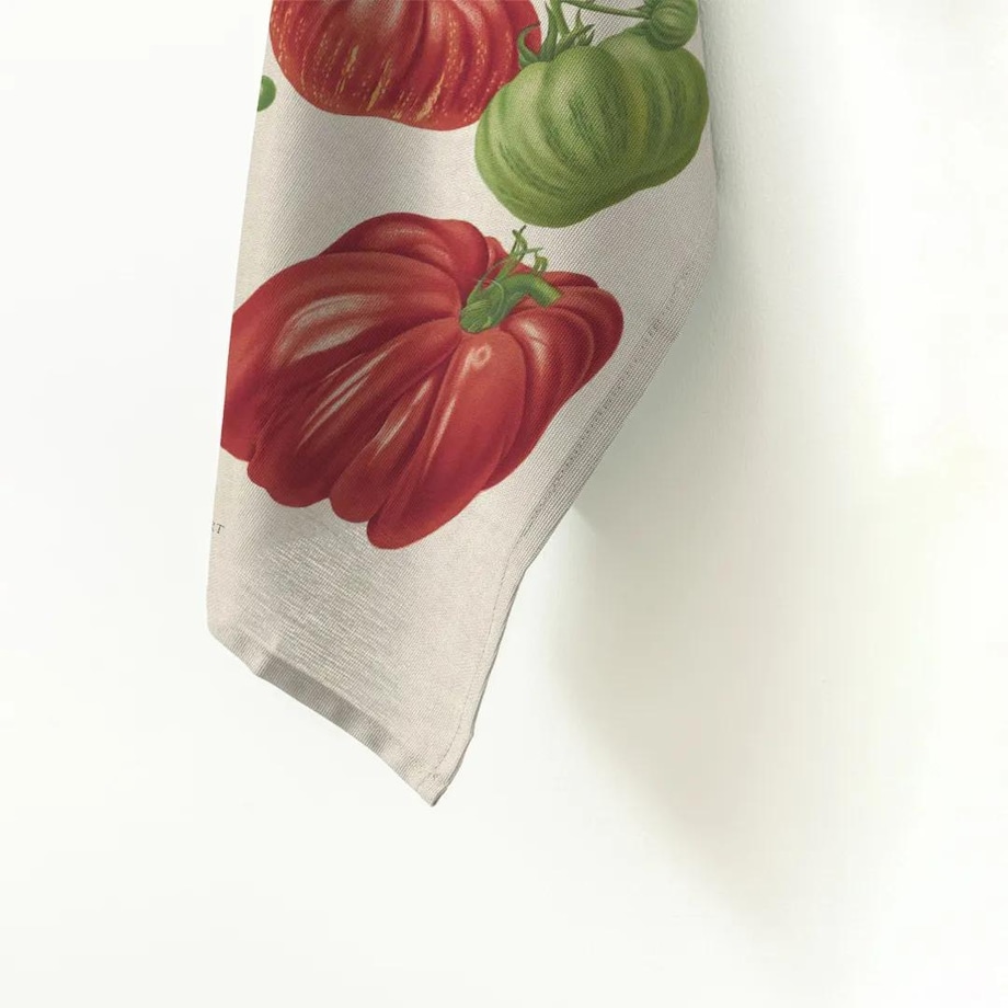 Lniany ręcznik kuchenny - Pomidory