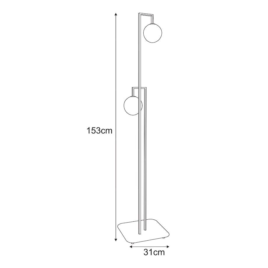 Lampa podłogowa K-5764 z serii PARMA