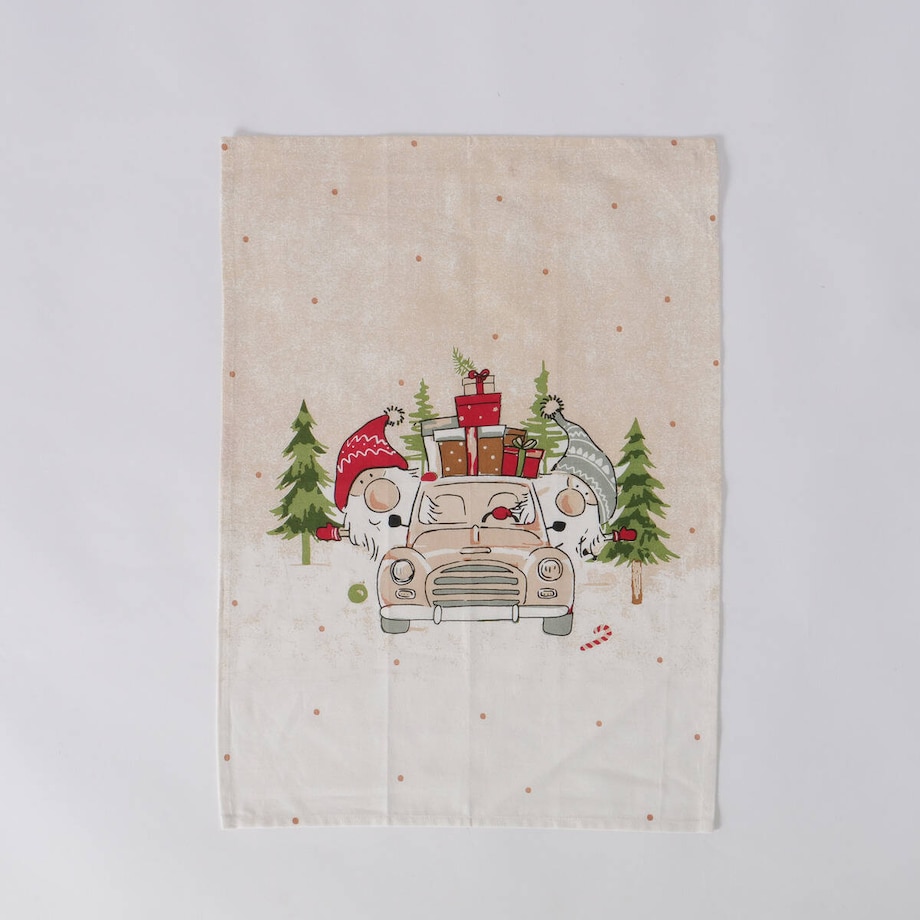 Ścierki kuchenne w świąteczny wzór CARRIE, 50 x 70 cm, 2 szt.