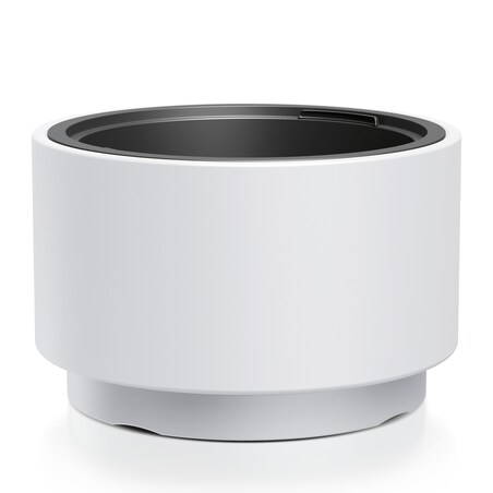 Doniczka Donica Ogrodowa 46,8 Cm Okrągła Na Taras Do Ogrodu Domu Biała