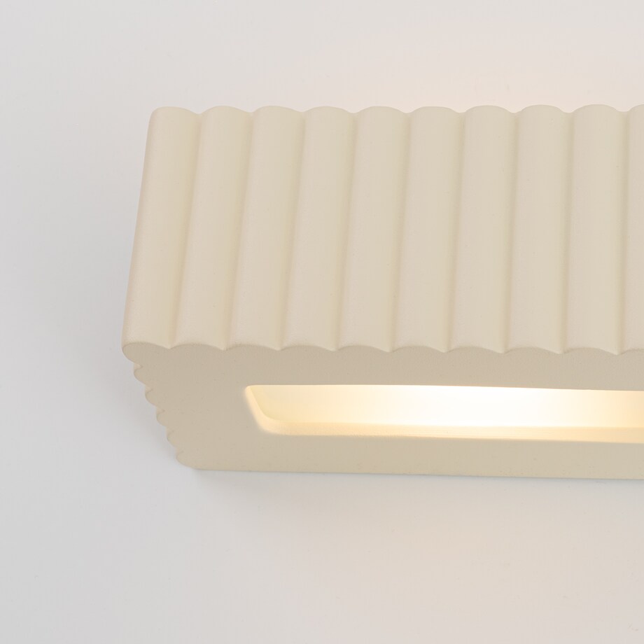 Kinkiet ceramiczny RIGATA beżowy