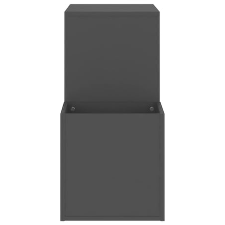 vidaXL Szafka na buty, szara, 105x35,5x70 cm, materiał drewnopochodny