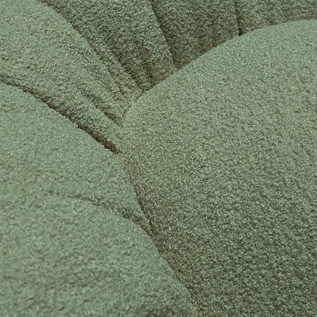 Poduszka kwiatek Mia XXL, zielony, 100 cm, Boucle