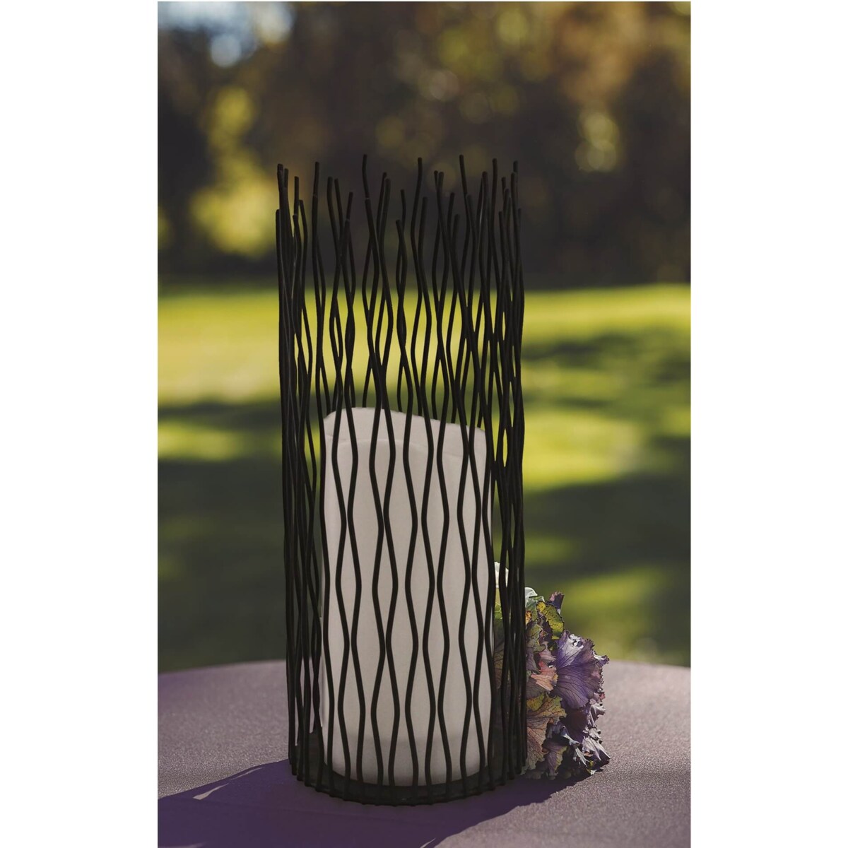 Zewnętrzna latarenka Nyborg XL 313294 candle na baterie czarna