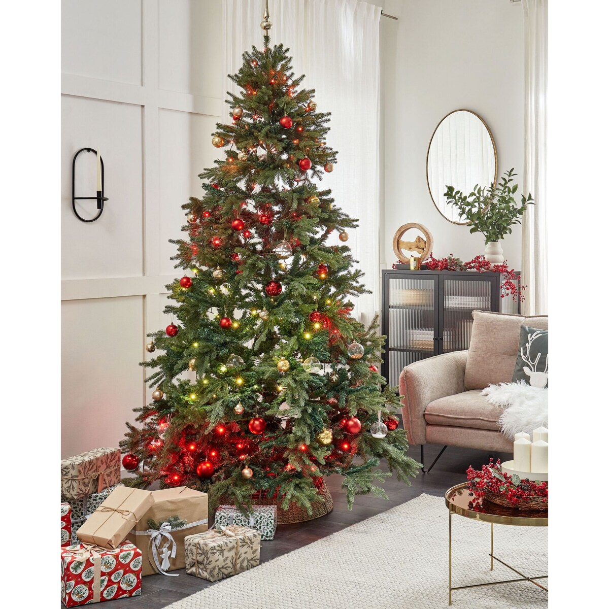 Sztuczna choinka 240 cm zielona HUXLEY