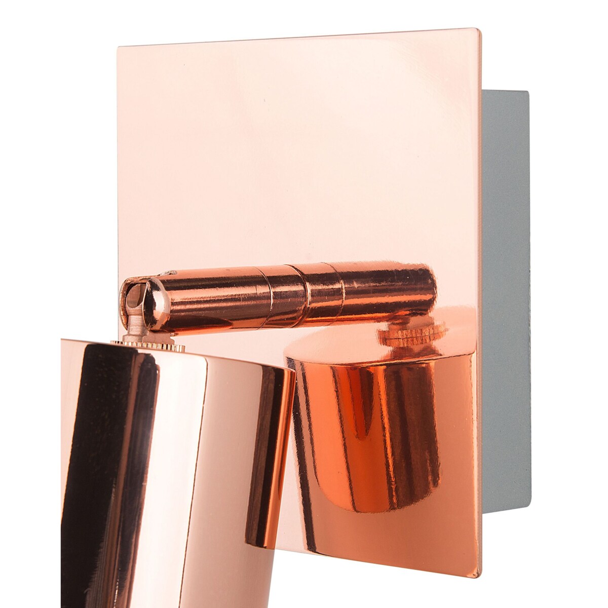 Zestaw 2 lamp spot metalowych miedziany TIGRIS