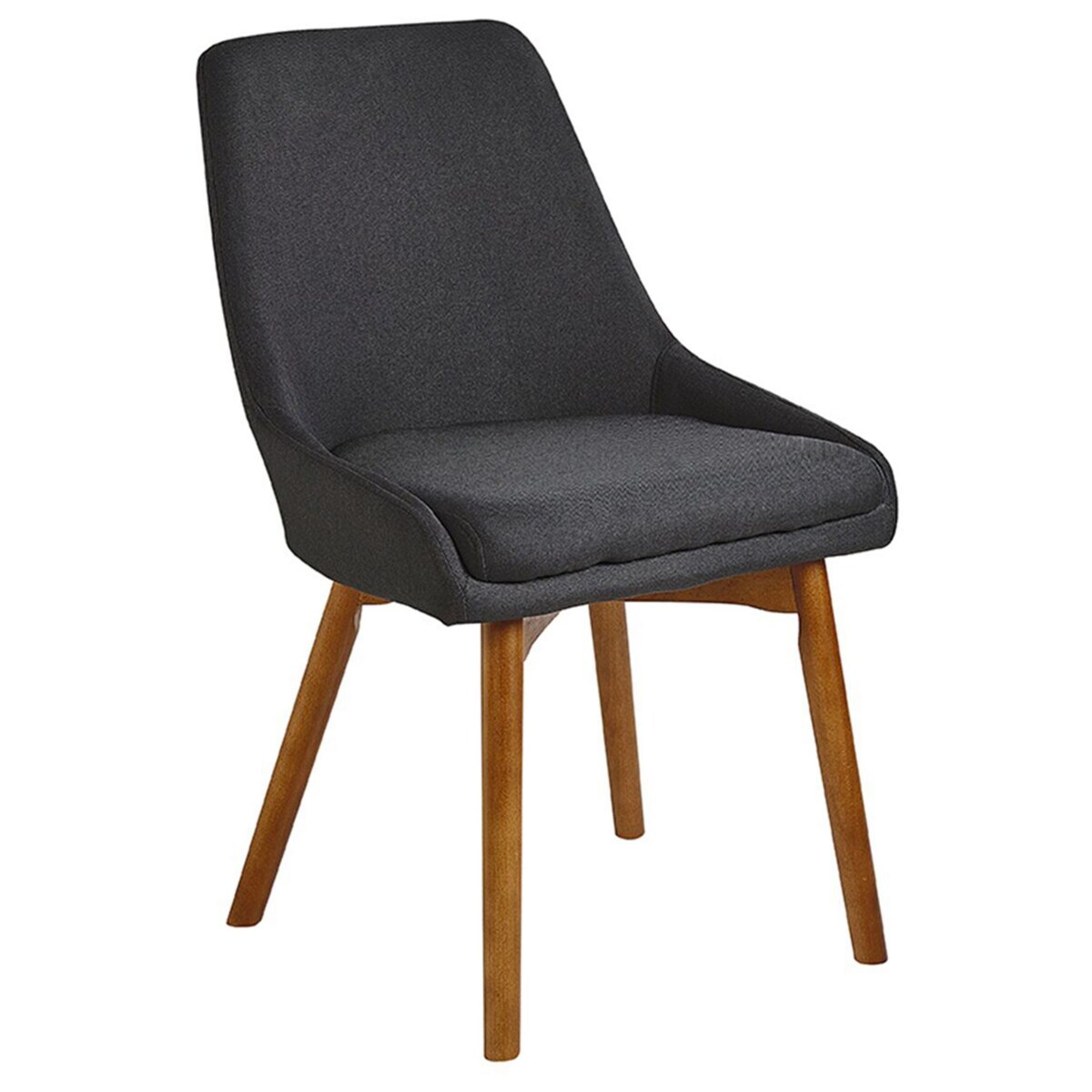 Zestaw 2 krzeseł do jadalni czarny MELFORT