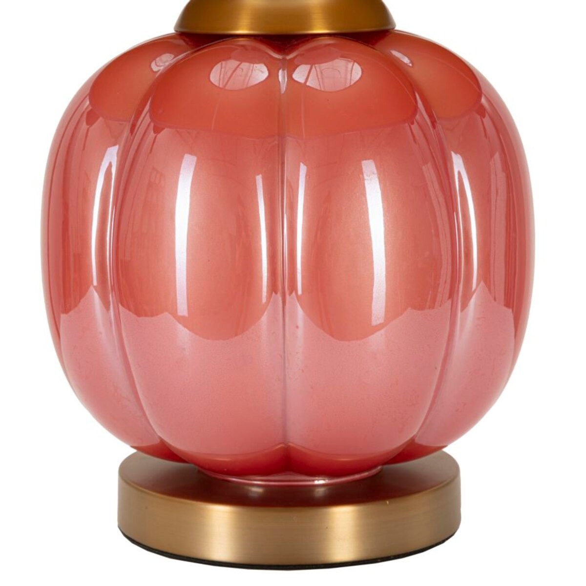 Lampa stołowa Helene Ball, kolor czerwony i niebieski, szkło, żelazo i tkanina, 32,5 x 32,5 x 50 cm, 1 x E27, do salonu i sypialni, Mauro Ferretti