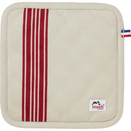 Rączki materiałowe Staub - 21 cm, Czerwony