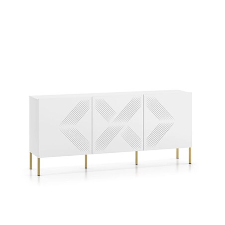 Komoda KLARA 170 3D biały mat