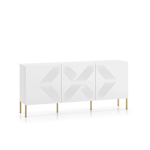 Komoda KLARA 170 3D biały mat