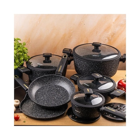 Klausberg zestaw 12 garnków marmurkowych 63911