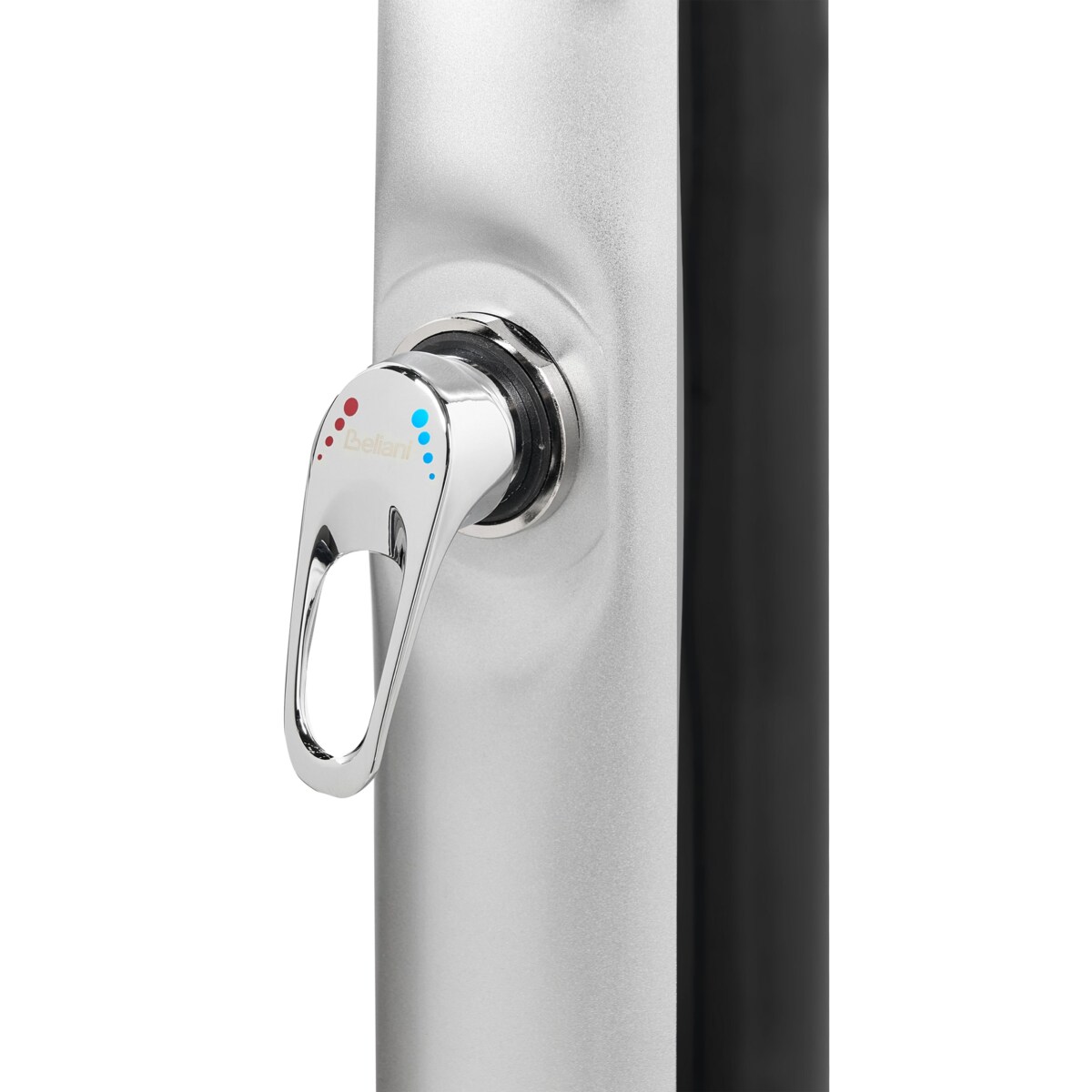 Prysznic ogrodowy solarny wolnostojący ELQUI Srebrny