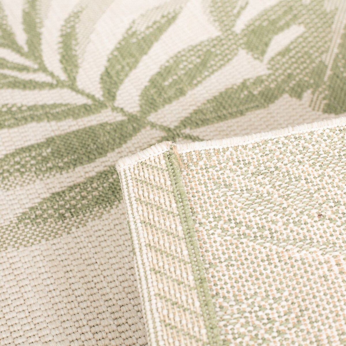 Dywan Cottage beige/ jungle green 120x170cm, 120 x 170 cm