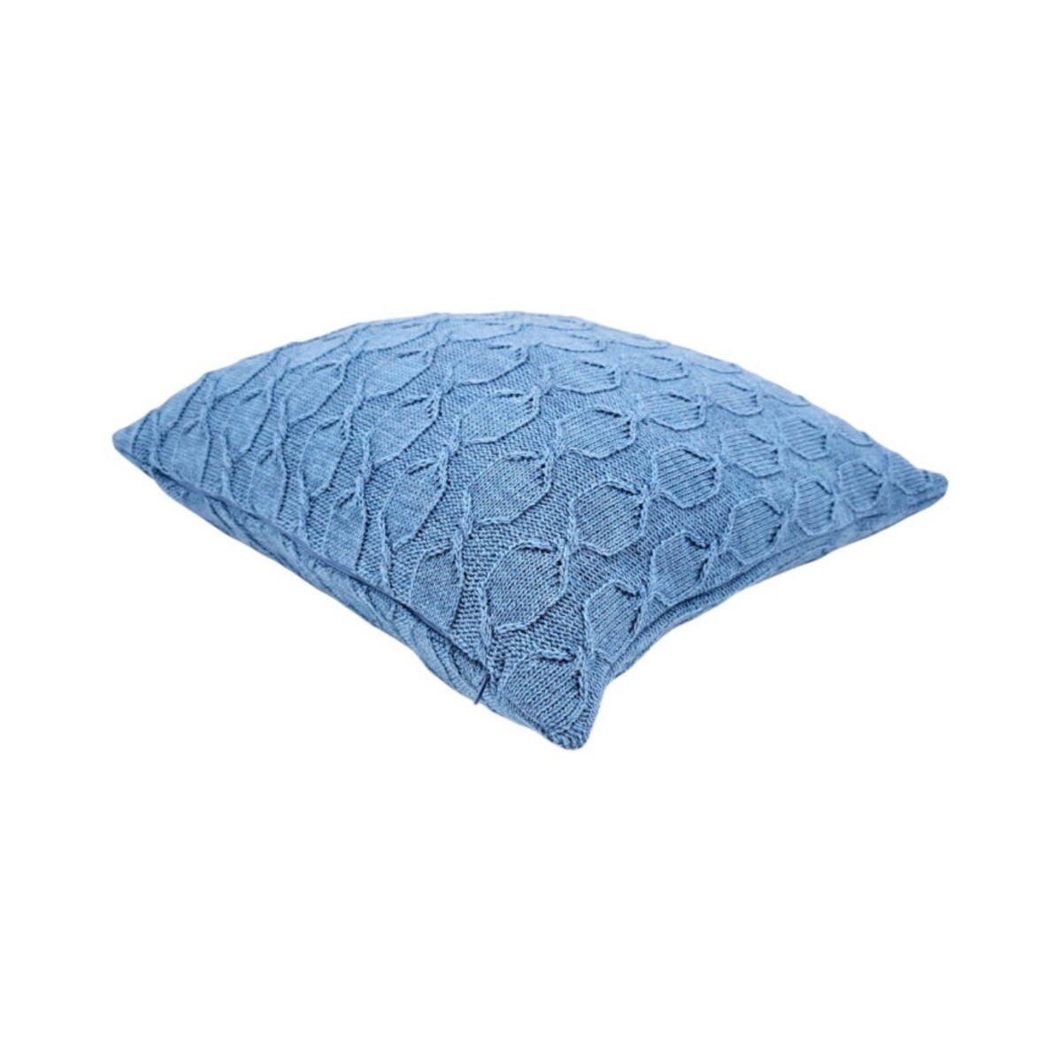 Poszewka na poduszkę z wełną z Alpaki 45x45 cm MODENA NIEBIESKI