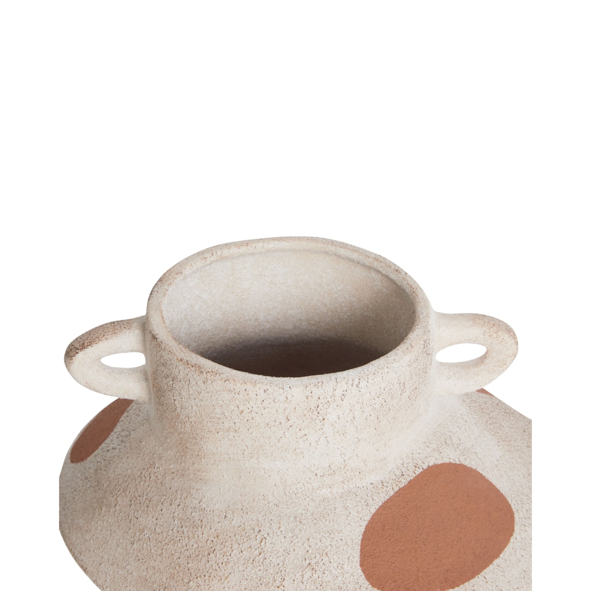 Kamionka Wazon na kwiaty 19 cm Beżowy Brązowy ALOSIDAE