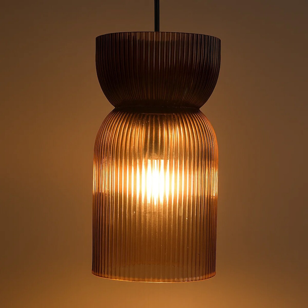 Szklana lampa wisząca GLOA, 26 cm