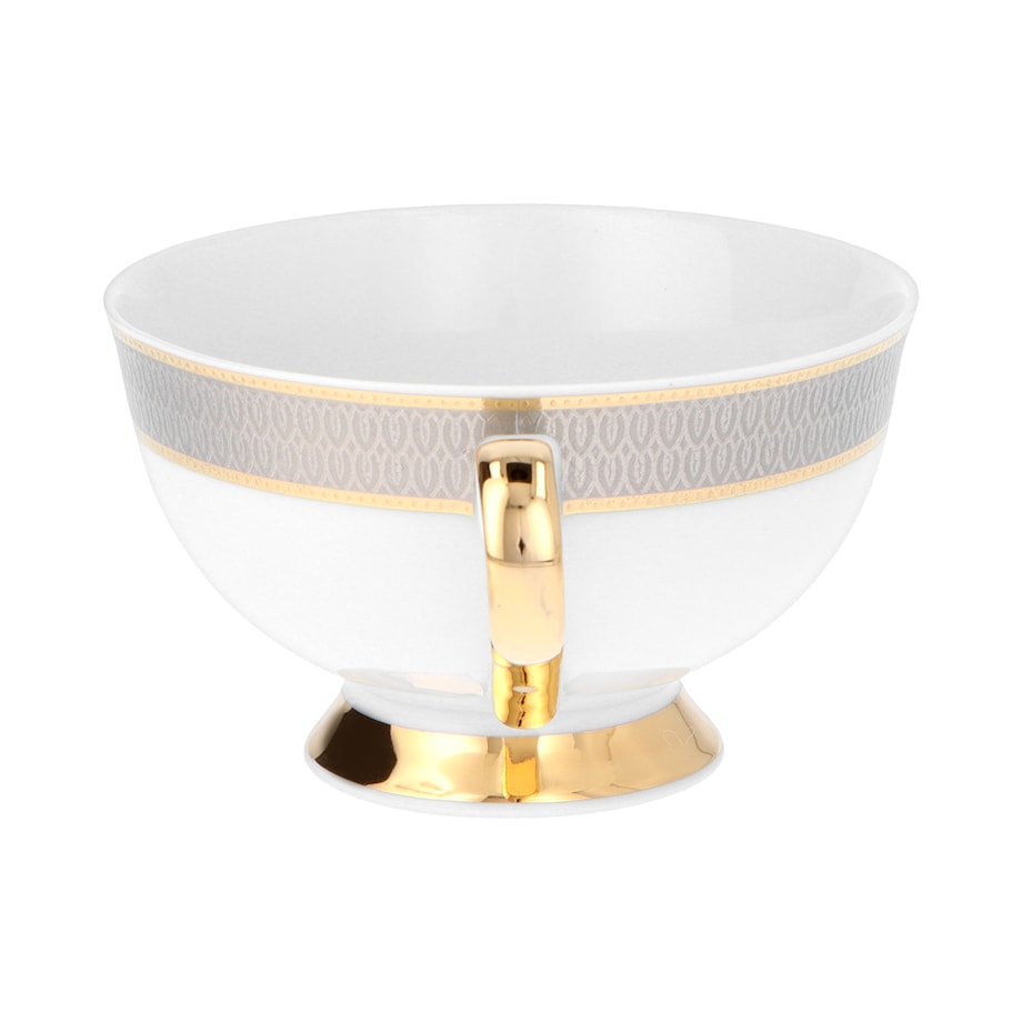 Garnitur do herbaty dla 6 osób 18 el. Astra Złota Sepia G672