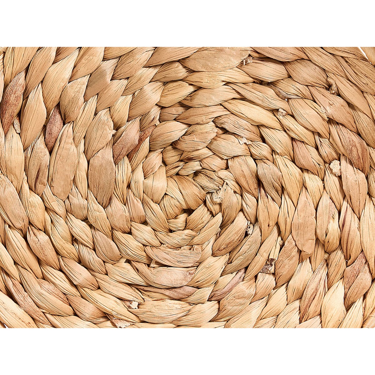 Zestaw 2 mis dekoracyjnych DALAT Plecionka Naturalny