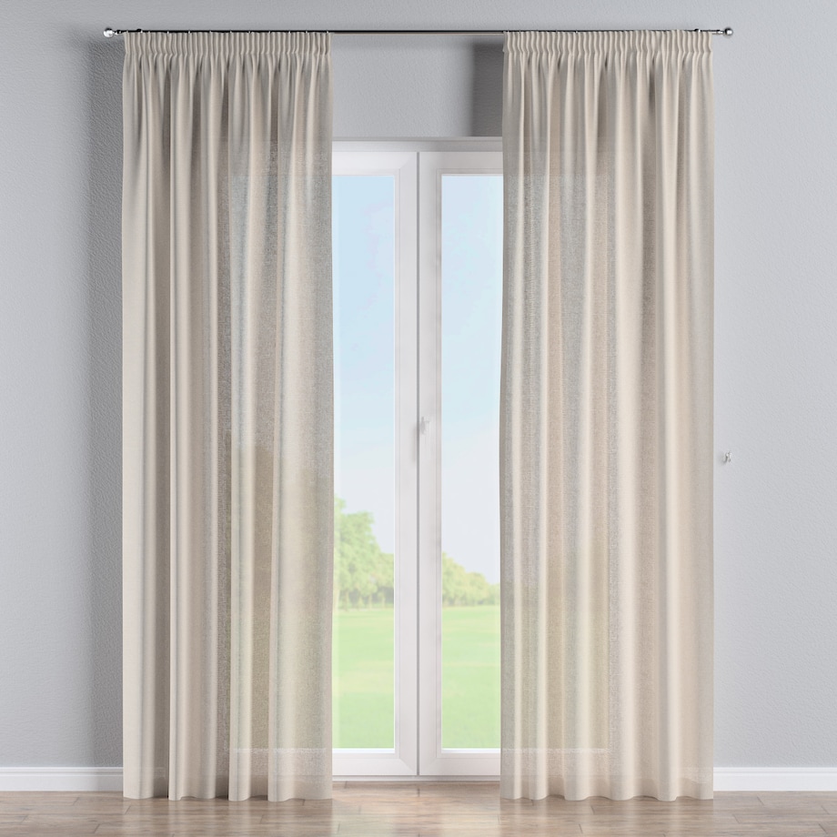 Zasłona na taśmie marszczącej 1 szt. 130x260 beżowy