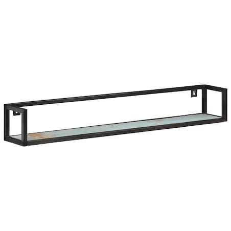 vidaXL Półki ścienne, 2 szt., 120 cm, lite drewno z odzysku