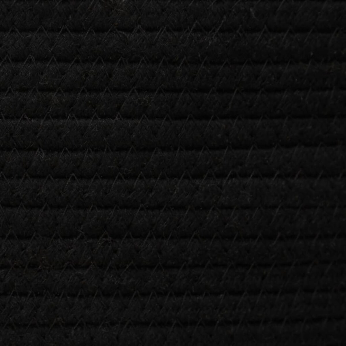 vidaXL Kosz do przechowywania, czarno-biały, Ø49x65 cm, bawełna