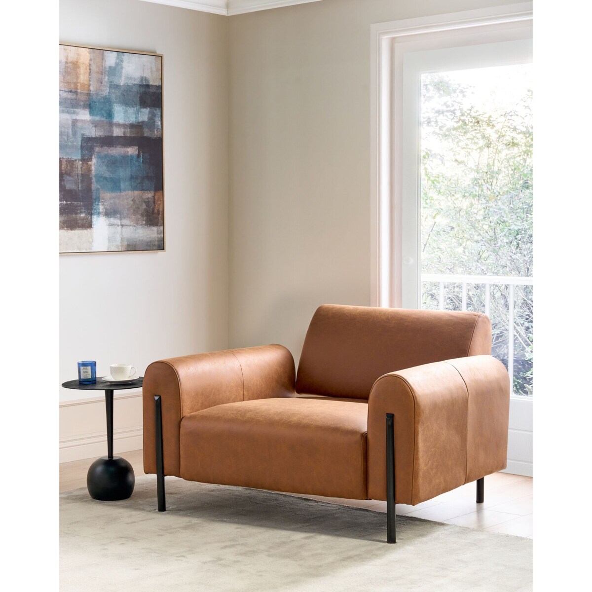 Fotel Złoty brąz ASKIM